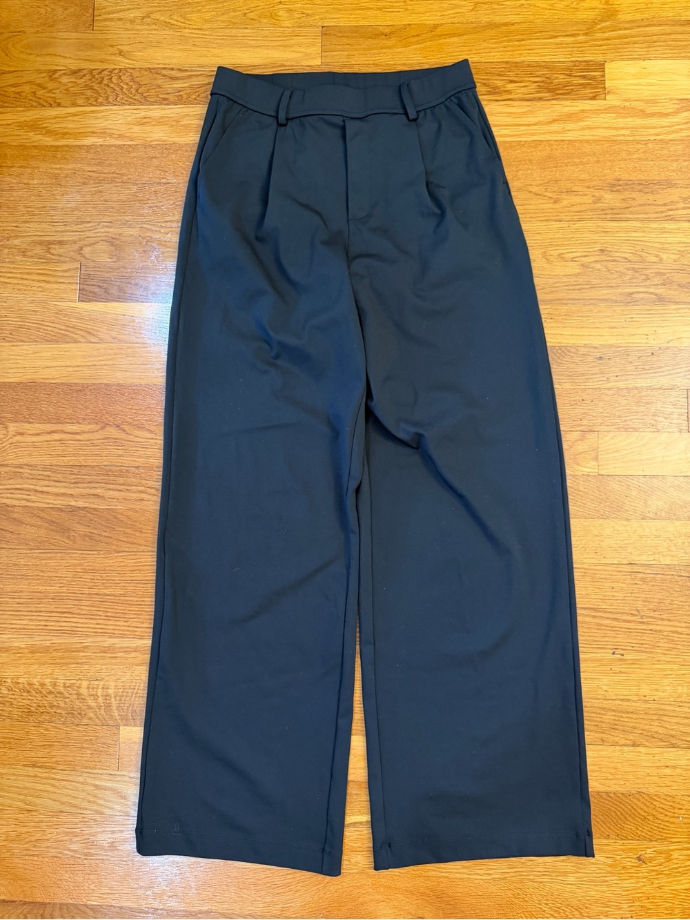 Halara Flex DayStretch High-Waisted Pocket Work Wide-Leg Black - Medium Tall